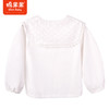 棉果果商场同款春季新品女童全棉柔软亲肤大翻领长袖衬衣公主娃娃大领甜美可爱M122150223054 商品缩略图5