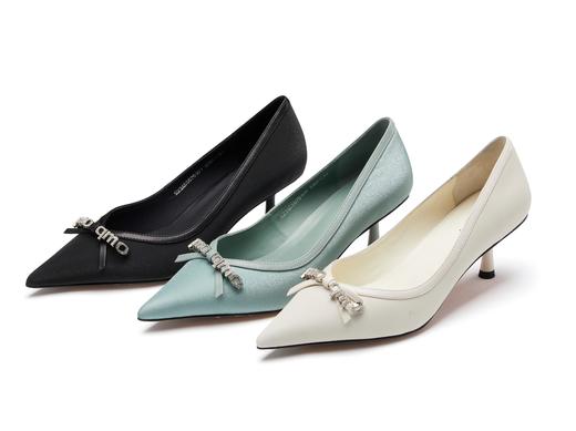 westory23年新款尖头气质细高跟鞋浅口单鞋女55761 商品图0