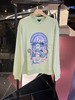 绿色兔子手绘新氧棉卫衣 商品缩略图0