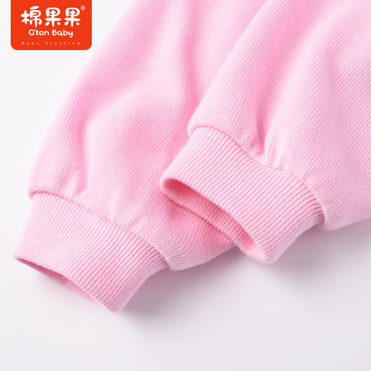 棉果果商场同款春季新品女童粉嫩针织开衫休闲上衣柔软亲肤显白M122100223045 商品图1