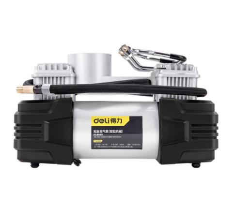 得力充气泵双缸机械(银)（DL8059） 商品图1