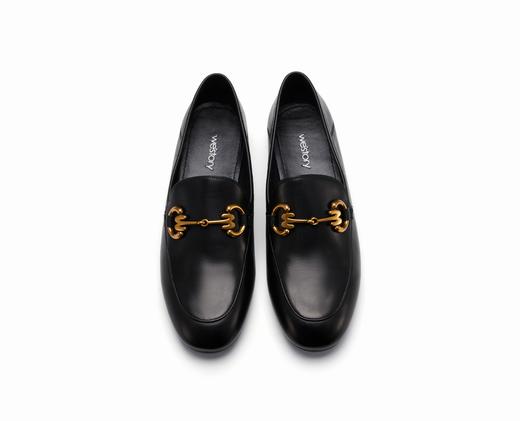 westory23年新款简约百搭乐福一脚蹬休闲单鞋55851 商品图2