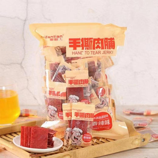 【9.9元/袋】麦翻天香辣味手撕肉脯112g（0609304） 商品图0
