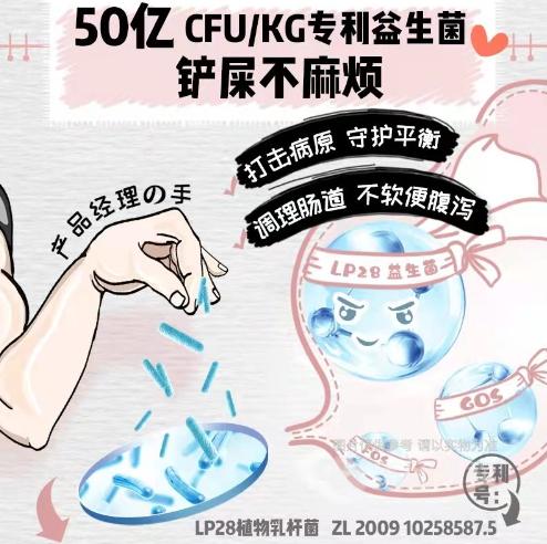 WoWo喔喔猫粮粉耳朵猫奶糕幼猫专用高蛋白胃肠呵护无谷猫粮750g 商品图1