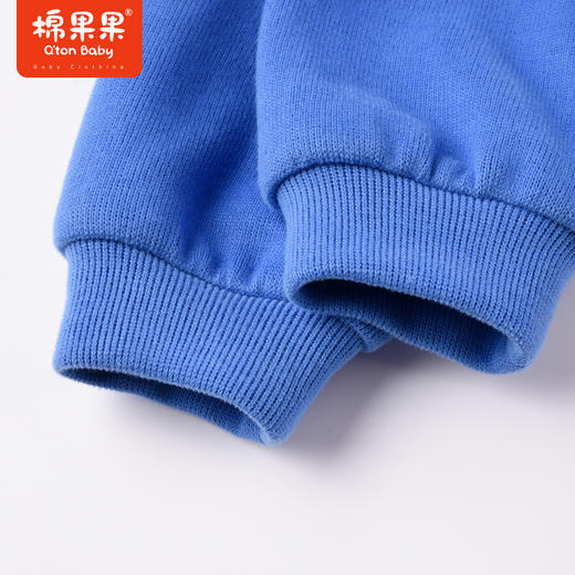 棉果果商场同款春季新品男童纯棉显白针织开衫耐脏上身效果棒简约休闲风M112100323021 商品图3