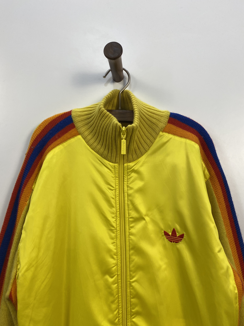 Y2K Vintage adidas originals 阿迪经典三叶草 针织毛衣 运动外套 _SJK(L)