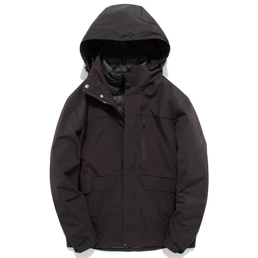 裁缝学苑M74可拆卸羽绒服纸样男装外套冲锋衣服装打版裁剪样板图 商品图5