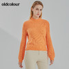 oldcolour新款时尚纯色气质百搭小高领毛织保暖打底衫N42052252 商品缩略图4