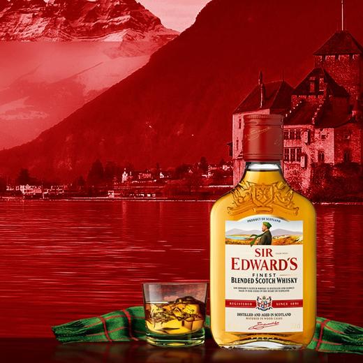 【有税版】【第二件0元】爱德华爵士调配型苏格兰威士忌 200ml 商品图1