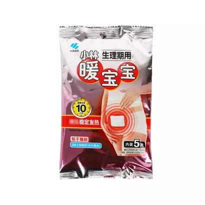 【3包装】日本小林暖宝宝保暖贴取暖贴防寒御寒贴取暖片 生理期用5片/包 商品图3