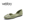 westory23年新款设计感百搭气质浅口单鞋55171 商品缩略图3
