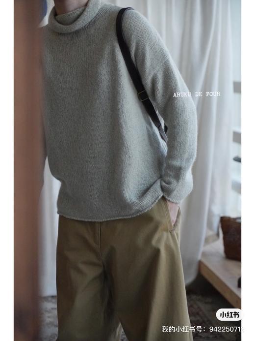 evam eva舒适羊绒高领毛衣 商品图7