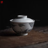 青花云鹤盖碗 商品缩略图0