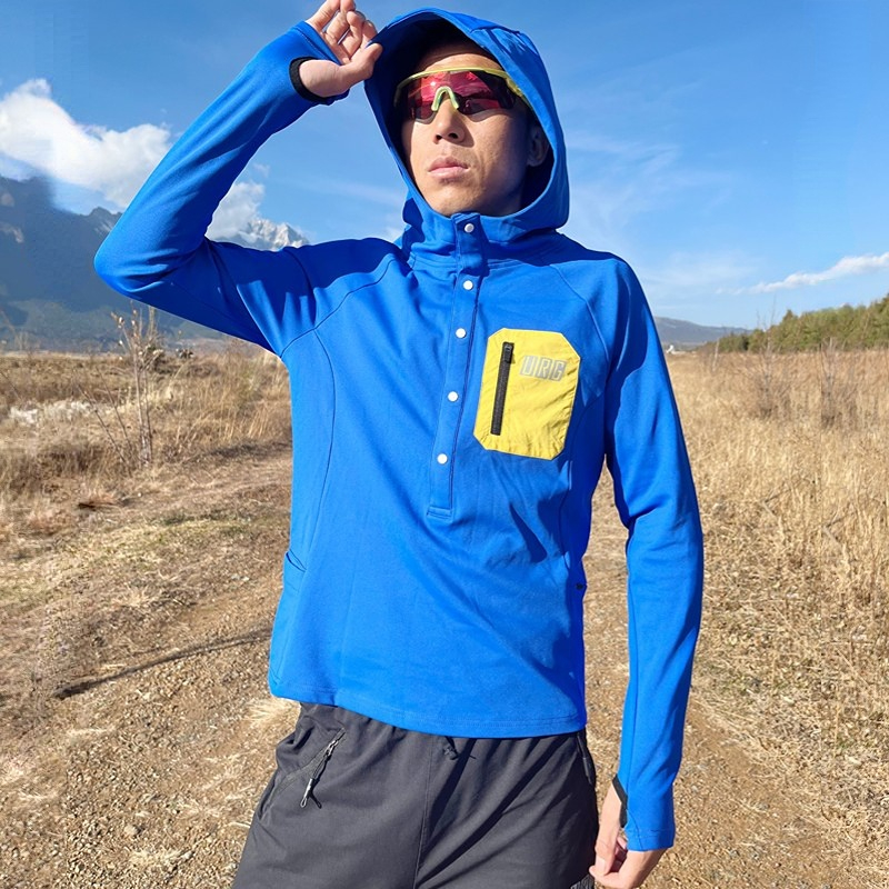 URG连帽加厚抓绒衣 Hoody Fleece Plus男女款春秋季户外跑步运动防寒保暖上衣