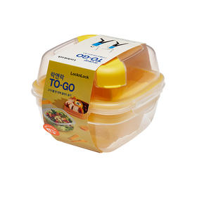 乐扣乐扣新款饭盒保鲜盒塑料分隔便当盒水果便携轻食减脂沙拉盒