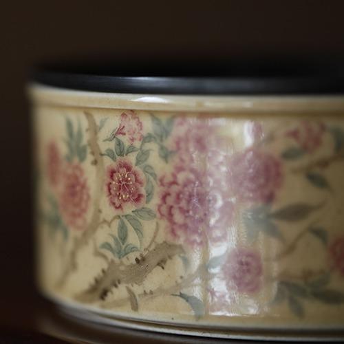 弥黄桃花茶船壶承建水 商品图1