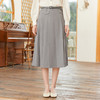 famecoco范可儿半裙腰带装饰春季收腰裙子a字裙梨形身材FAB1HA010 商品缩略图3