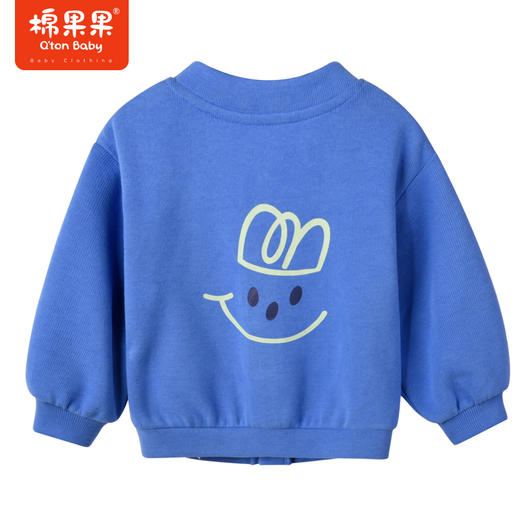 棉果果商场同款春季新品男童纯棉显白针织开衫耐脏上身效果棒简约休闲风M112100323021 商品图6