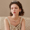 ZEGL设计师彩色蝴蝶流苏耳夹女无耳洞小众设计感高级耳环秋冬耳饰 商品缩略图3