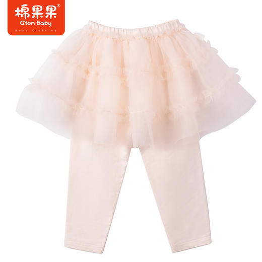 棉果果商场同款春季新品女童甜美仙仙网纱半裙打底裤外穿裤公主风M122206223049 商品图5