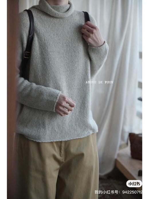 evam eva舒适羊绒高领毛衣 商品图6