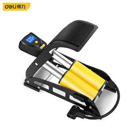 得力充气泵脚踏式(黄)（DL880001）