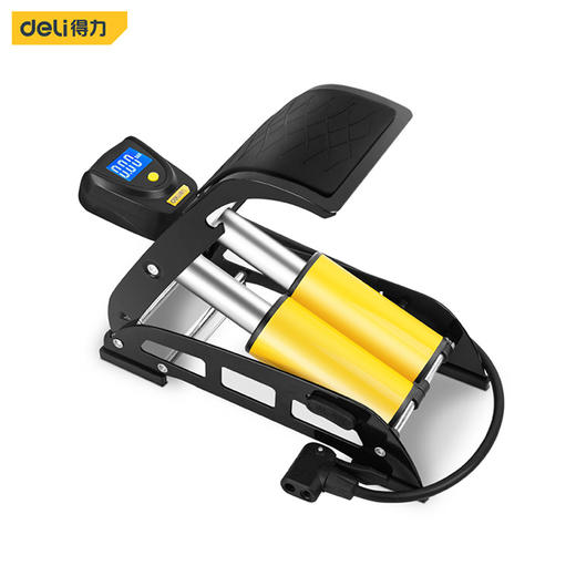 得力充气泵脚踏式(黄)（DL880001） 商品图0