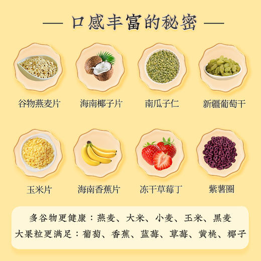 【商超同款】益生元大果粒酸奶麦脆420g 商品图3