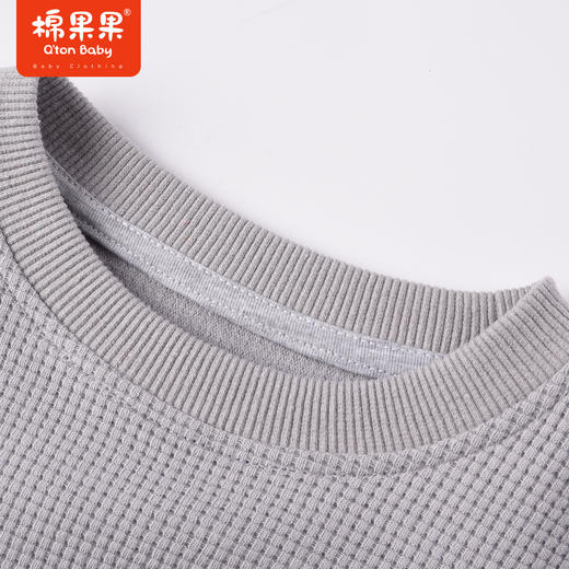 棉果果商场同款春季新品男童小机器人耐脏圆领套头卫衣M112180223024 商品图1