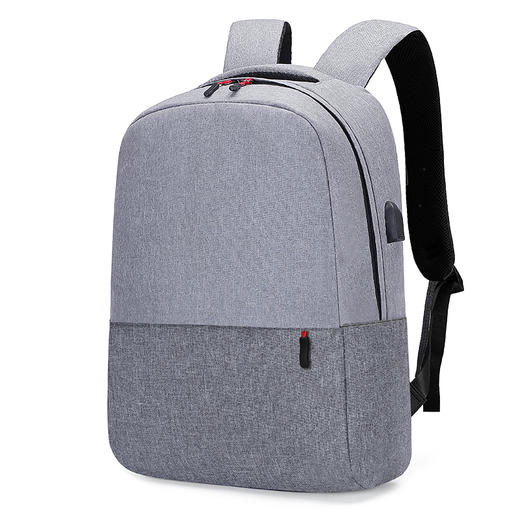 【推荐】卓尔仕牛津布充电电脑包拼色双肩包（四色可选） 商品图3