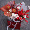 秋收冬藏（红色冬青果新年花束） 商品缩略图0