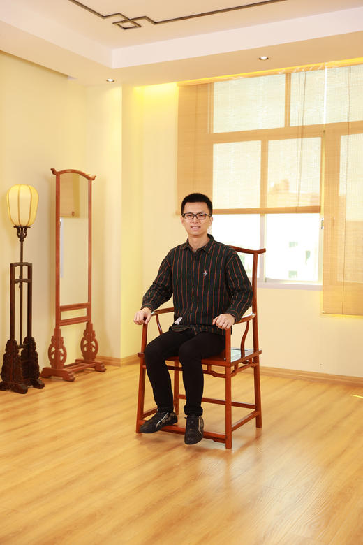 红桥红  家具严选  缅甸花梨（大果紫檀）【经典 四出头八角 官帽椅】 商品图4