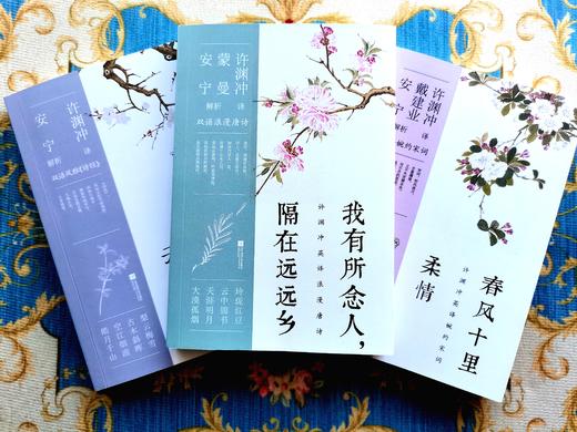 【许渊冲译】《惊艳千年的挚美之诗》（套装3册）| 百岁翻译家的挚爱人间，古代文人的情思与故事。 商品图1