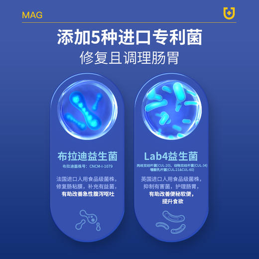 （2瓶装更优惠）MAG U+系列【MAG浓缩天然乳铁蛋白】幼猫幼犬乳铁蛋白胶囊抗病毒调理肠胃 商品图9