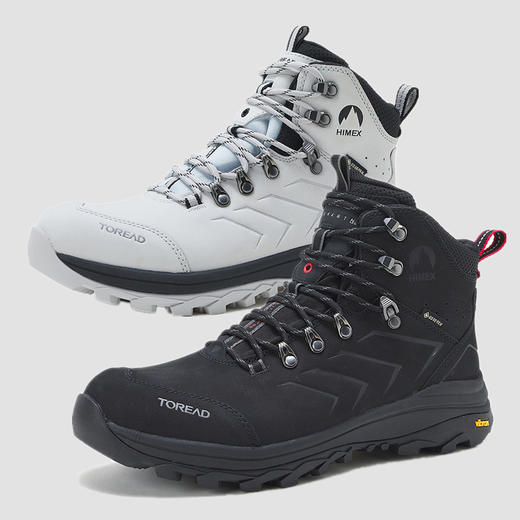 探路者男式男式GORE-TEX/VIBRAM防水登山鞋FBBAK91001 商品图1