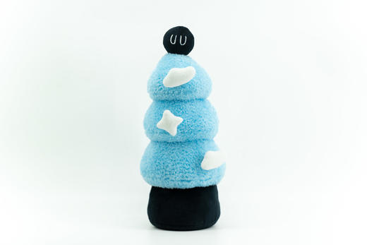 小黑泥｜闭眼大树｜圣诞树毛绒玩具陪伴玩偶礼物可爱抱枕树形公仔 商品图4