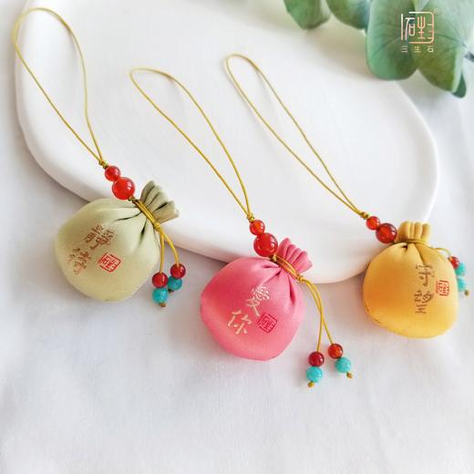 石榴石琥珀回纹手链+祈福香包套装 商品图5