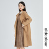oldcolour2022冬季新款驼色高端气质长款双面羊毛呢子大衣外套女N43156389 商品缩略图0