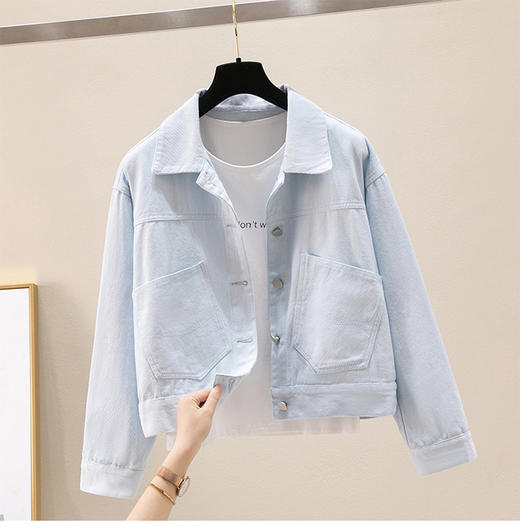 裁缝学苑AX27 新款宽松牛仔外套纸样女装上衣打版裁剪样板图纸板 商品图0