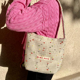 休闲百搭 BLEU et ROSE 【豆豆包】毛呢包