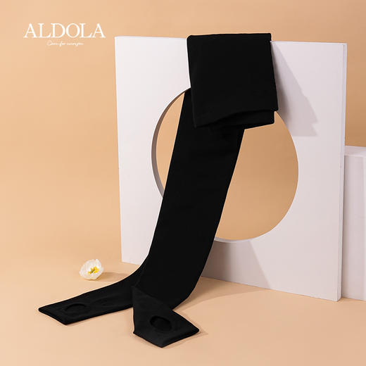 雅黛丽保暖裤女秋冬季加绒加厚保暖打底裤女士高腰收腹提臀紧身裤 商品图4