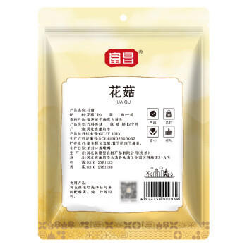 富昌花菇300g 香菇干 山珍蘑菇菌菇 南北干货特产 火锅食材煲汤材料 商品图1