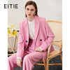 EITIE爱特爱春季新款时尚通勤干练双排扣显瘦西装外套女6903604 商品缩略图0