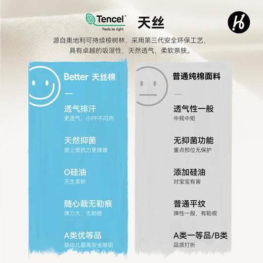 HeyBetter天丝儿童透气睡衣套装春秋男童女秋衣家居服空调服 商品图5