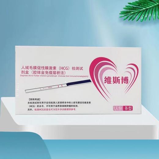 维斯博（器械号）早早孕试纸条型（条型）    有效期20280803 商品图0