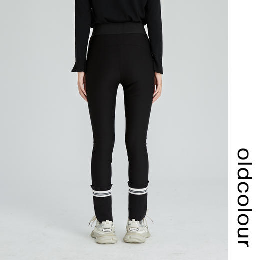 oldcolour2022冬季新款通勤时尚设计感修身显瘦休闲裤女 商品图4