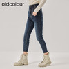 oldcolour冬季新款气质修身高腰显瘦百搭直筒九分牛仔裤女 商品缩略图4