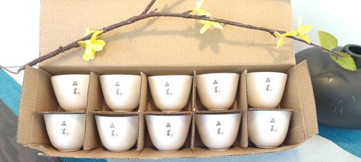 戴德生活馆德化白玉瓷禅语茶杯小单杯单个 商品图0