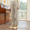 Famecoco范可儿直筒宽松休闲裤女春秋季拼接腰头设计感裤子FAB1GA004 商品缩略图1
