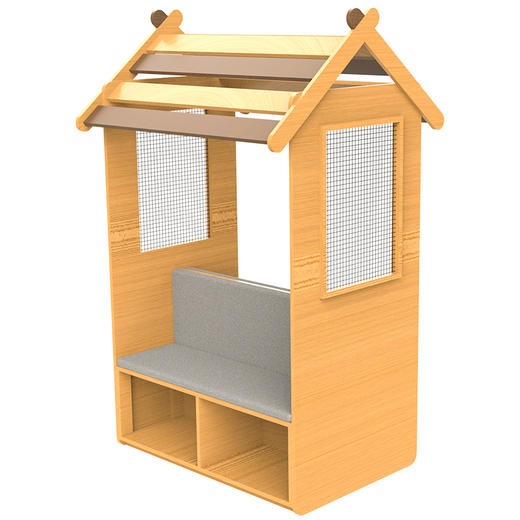 软包静思阅读小屋幼儿园阅读区创意宝宝学习坐凳阅读小屋 商品图4